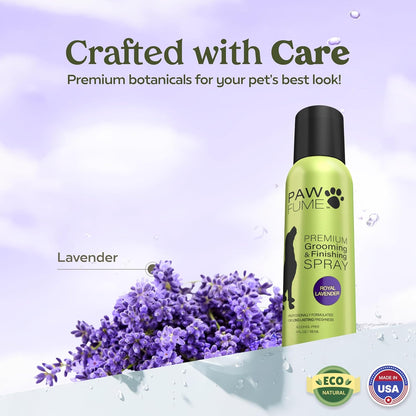 Grooming Spray Dog Spray Deodorizer Perfume for Dogs - Dog Cologne Spray Long Lasting Dog Sprays - Dog Perfume Spray Long Lasting after Bath- Dog Deodorizing Spray (Lavender)